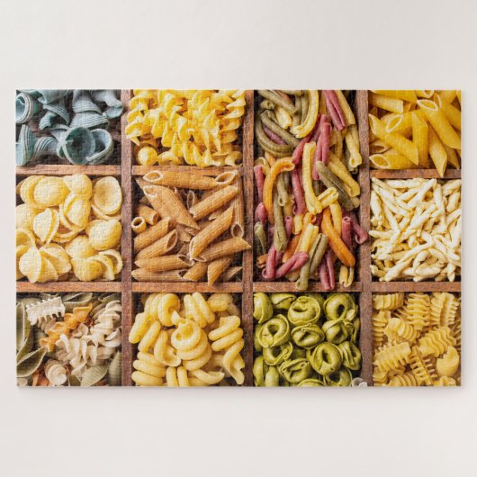 Puzzle Variétés colorées de pâtes alimentaires (Horizontal)