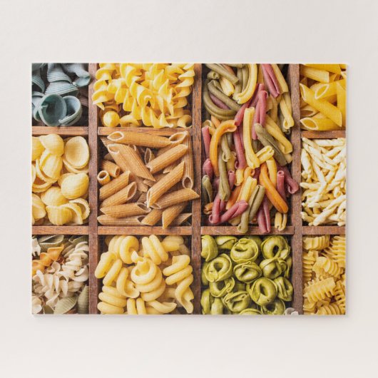 Puzzle Variétés colorées de pâtes alimentaires (Horizontal)
