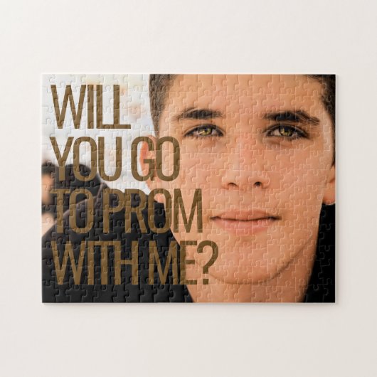 Puzzle Vas-Tu Aller Au bal Avec Moi ? Message photo perso (Horizontal)
