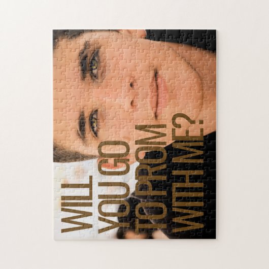 Puzzle Vas-Tu Aller Au bal Avec Moi ? Message photo perso (Vertical)