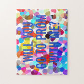 Puzzle Vas-Tu Aller Au bal Avec Moi ? Message secret mode (Vertical)