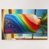 Puzzle Vase arc-en-ciel (Horizontal)