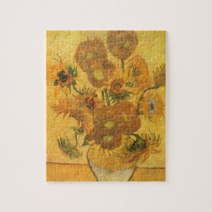 Puzzle Vase avec 15 tournesols de Vincent van Gogh