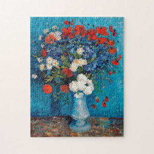 Puzzle Vase avec Cornflowers et Poppies, Van Gogh