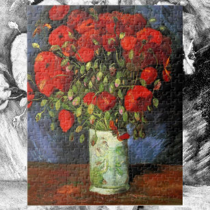 Puzzle Vase avec des pavots rouges par Vincent van Gogh