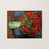 Puzzle Vase avec des pavots rouges par Vincent van Gogh (Horizontal)