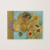 Puzzle Vase avec douze tournesols par Vincent van Gogh (Horizontal)