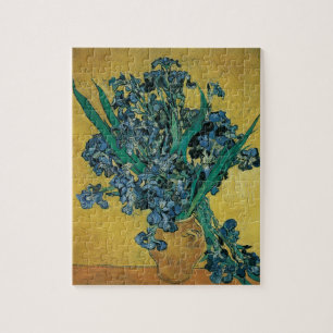 Puzzle Vase avec Irises par Vincent van Gogh, Art Vintage