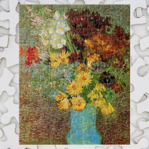 Puzzle Vase avec marguerites et anémones par Vincent van 