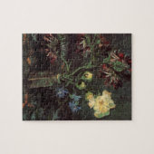Puzzle Vase avec Myosotis et Peonies par Vincent van Gogh (Horizontal)