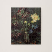Puzzle Vase avec Myosotis et Peonies par Vincent van Gogh (Vertical)