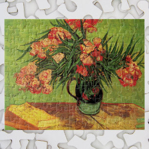 Puzzle Vase avec Oleanders et livres par Vincent van Gogh