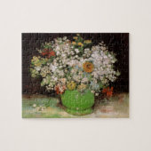 Puzzle Vase avec Zinnia Flowers par Vincent van Gogh (Horizontal)