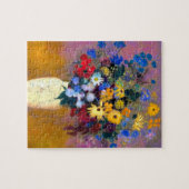 Puzzle Vase blanc avec fleurs Odilon Redon (Horizontal)