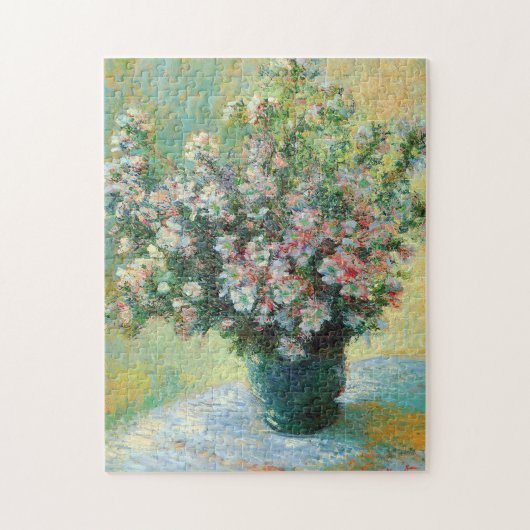 Puzzle Vase de fleurs Art raffiné Claude Monet (Vertical)