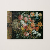 Puzzle Vase de fleurs de style baroque vintage (Horizontal)