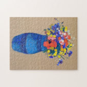 Puzzle Vase de fleurs, Redon (Horizontal)