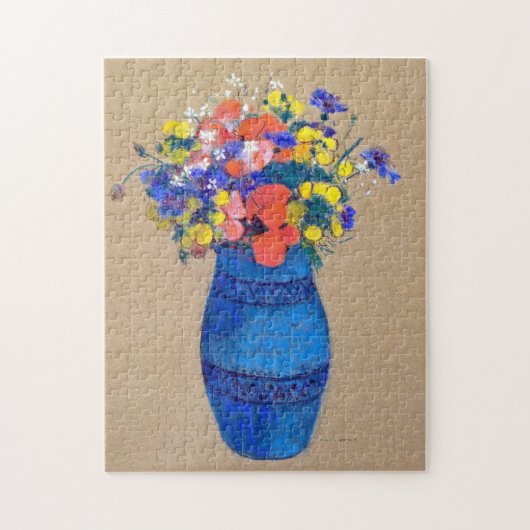 Puzzle Vase de fleurs, Redon (Vertical)