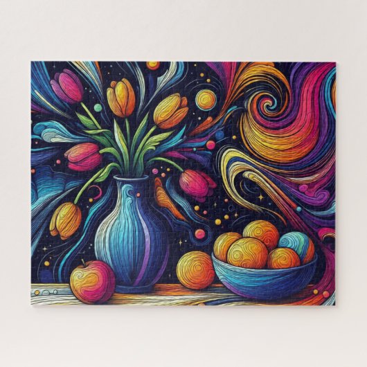 Puzzle Vase de tulipes (Horizontal)