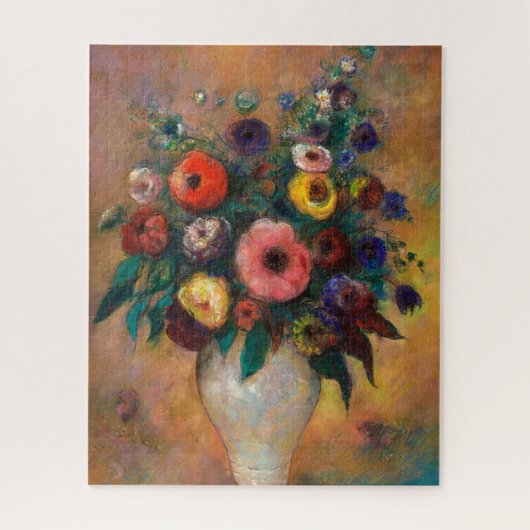 Puzzle Vase des fleurs, 1928 par Odilon Redon (Vertical)