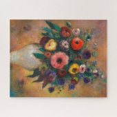 Puzzle Vase des fleurs, 1928 par Odilon Redon (Horizontal)