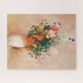 Puzzle Vase des fleurs de Redon Post-impressionniste (Horizontal)