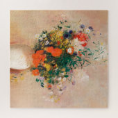 Puzzle Vase des fleurs de Redon Post-impressionniste (Horizontal)