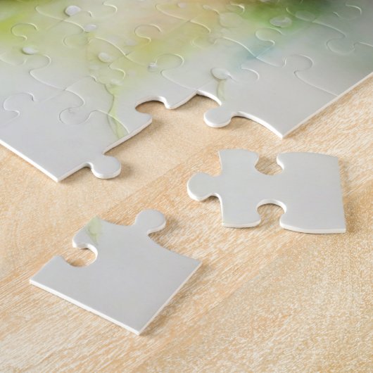 Puzzle Vase en verre avec fleurs (Côté)