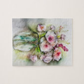 Puzzle Vase en verre avec fleurs (Horizontal)
