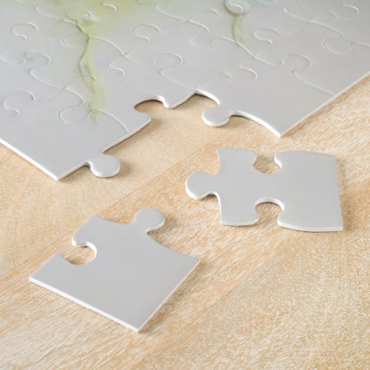 Puzzle Vase en verre avec fleurs (Côté)