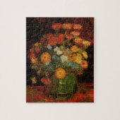 Puzzle Vase Still Life avec Zinnias par Vincent van Gogh (Vertical)
