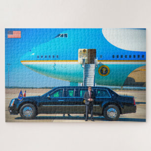 Puzzle VC-25A (747-200B) et "THE BEAST" (20x30 pouces)