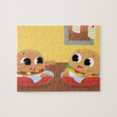 Puzzle végétarien et d'Angus (Horizontal)