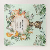 Puzzle Végétation Forêt Boisée Bébé Animaux Statistiques  (Horizontal)