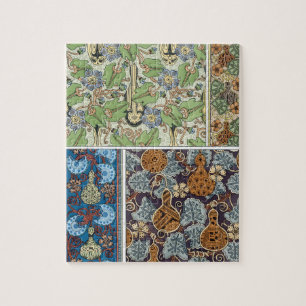 Puzzle Végétaux et courges Art Nouveau floraux vintage