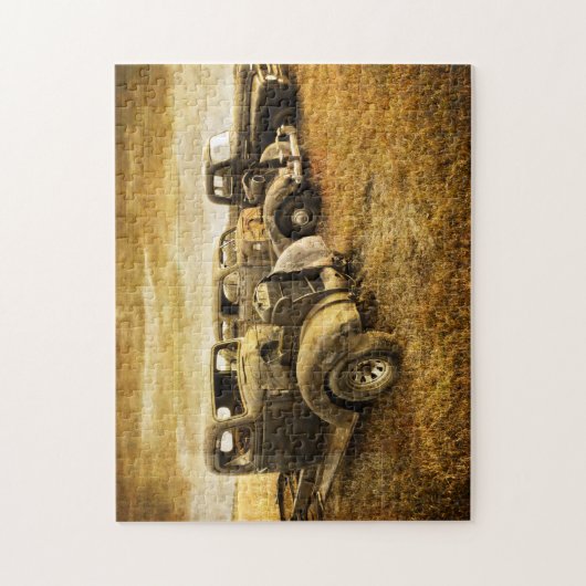 Puzzle Véhicules vintages (Vertical)