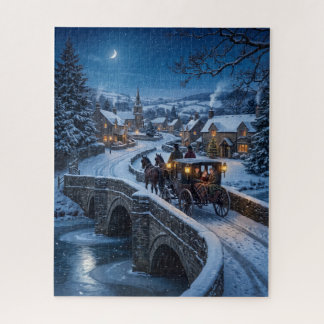 Puzzle Veille de Noël en calèche victorienne