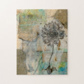 Puzzle Vellum Floral I (Vertical)