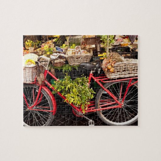 Puzzle Vélo du marché agricole (Horizontal)