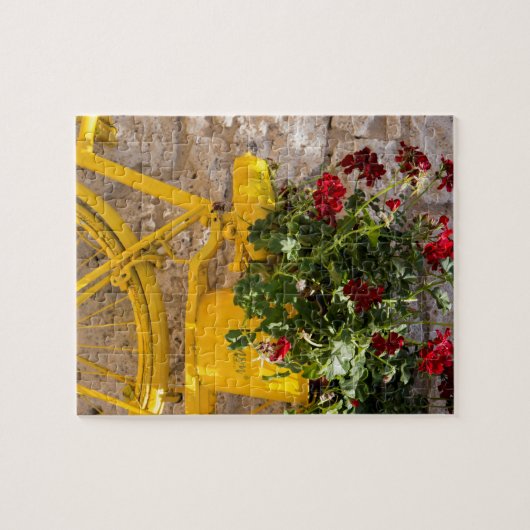 Puzzle Vélo jaune (Horizontal)