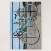 Puzzle Vélo vert au Christiansborg Palace, Copenhague (Vertical)