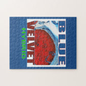 PUZZLE VELVET BLEU HYBRIDE (Horizontal)