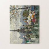Puzzle Vendeurs de fleurs | Paul Fischer (Vertical)