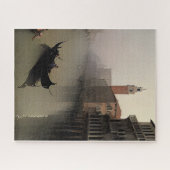 Puzzle Venice Italy Canal and Gondola Painting Postcard (Horizontal)