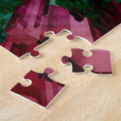 Puzzle Vent foncé centré sur le cube (Côté)