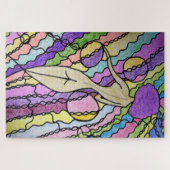 Puzzle Vent multicolore Art moderne Abstrait (Horizontal)