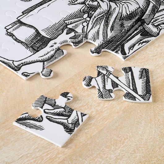 Puzzle Vente par le crieur public, après une gravure sur (Côté)