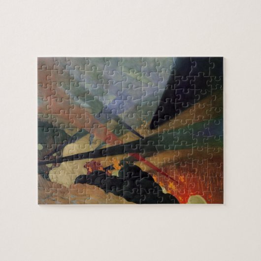 Puzzle Verdun (World War One Battle Scene) (par Vallotton (Horizontal)