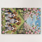 Puzzle Verger en fleurs de Beagle Blossom (Horizontal)