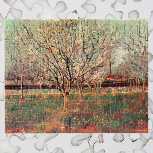 Puzzle Verger en fleurs, Pruniers de Vincent van Gogh